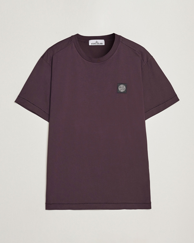Herren |  | Stone Island | Garment Dyed Jersey T-Shirt Dark Burgundy