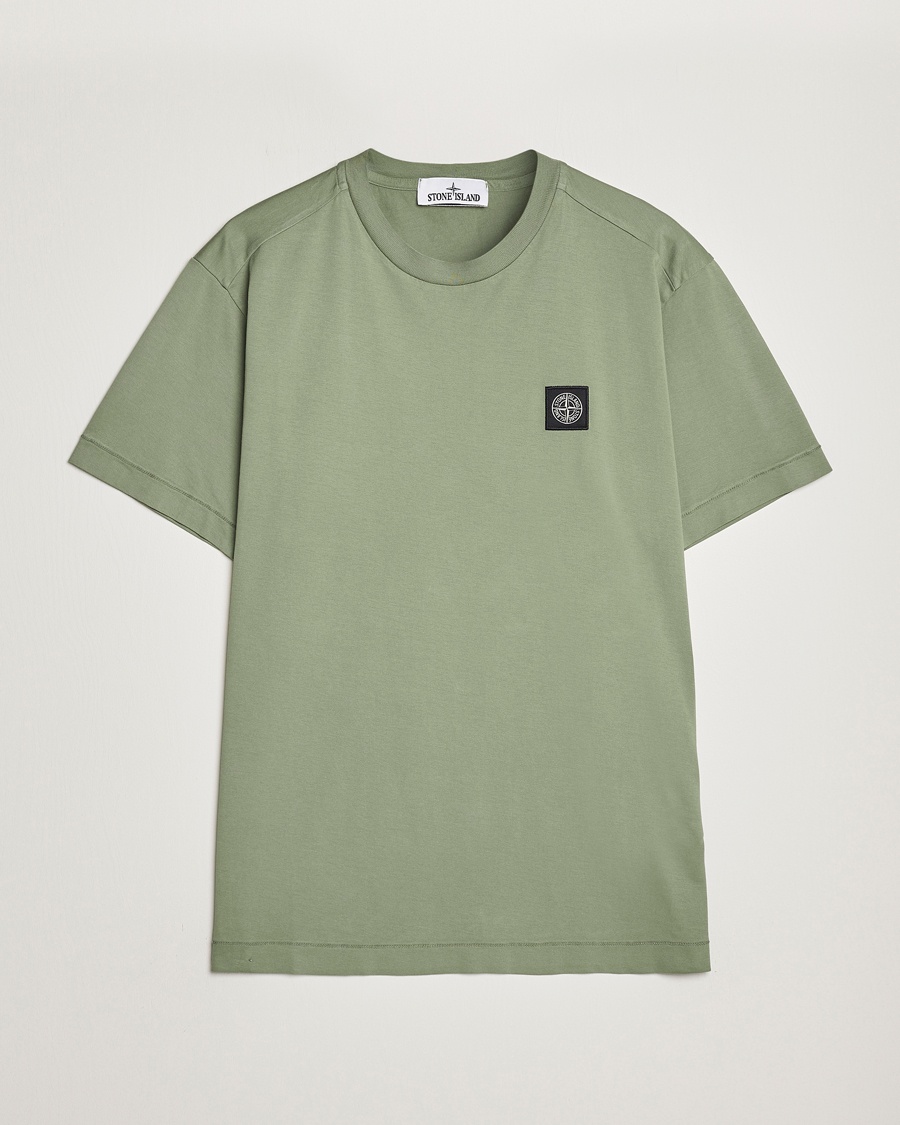 Stone Island Garment Dyed Jersey T-Shirt Sage - Grün - T-shirt - Grösse: L