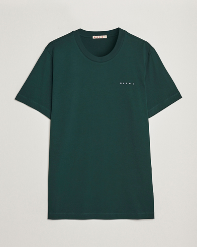 Herren | Marni | Marni | Logo Embroidered T-Shirt Spherical Green