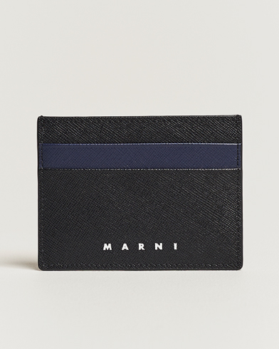 Herren |  | Marni | Saffiano Leather Cardholder Blublack