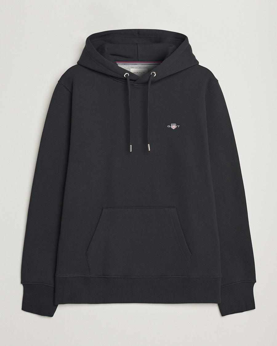 Herren | Kapuzenpullover | GANT | Original Shield Logo Hoodie Black