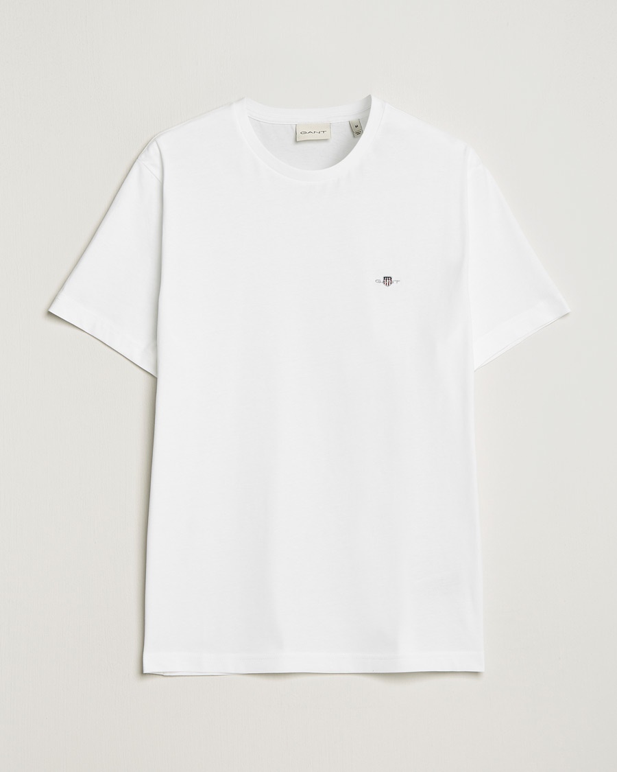 Gant The Original Solid T-Shirt White – Weiß