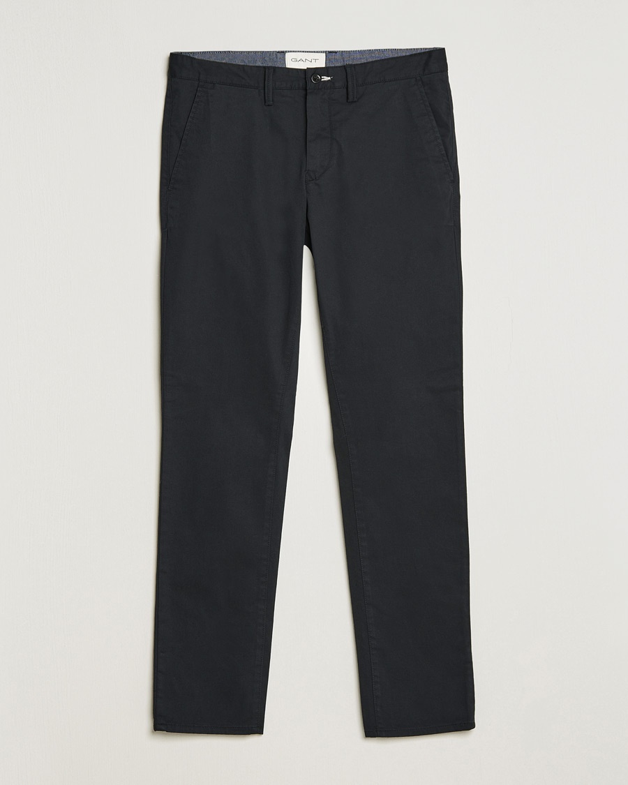 Herren | | GANT | Slim Fit Twill Chino Black