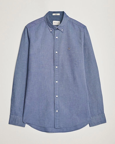 Herren | Neue Produktbilder | GANT | Slim Fit Oxford Shirt Persian Blue