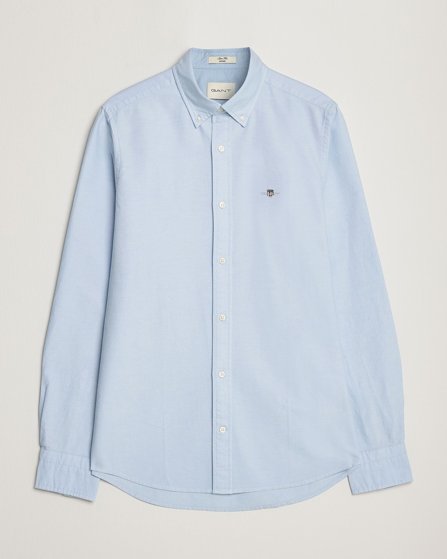 Gant Slim Fit Oxford Shirt Light Blue – Blau