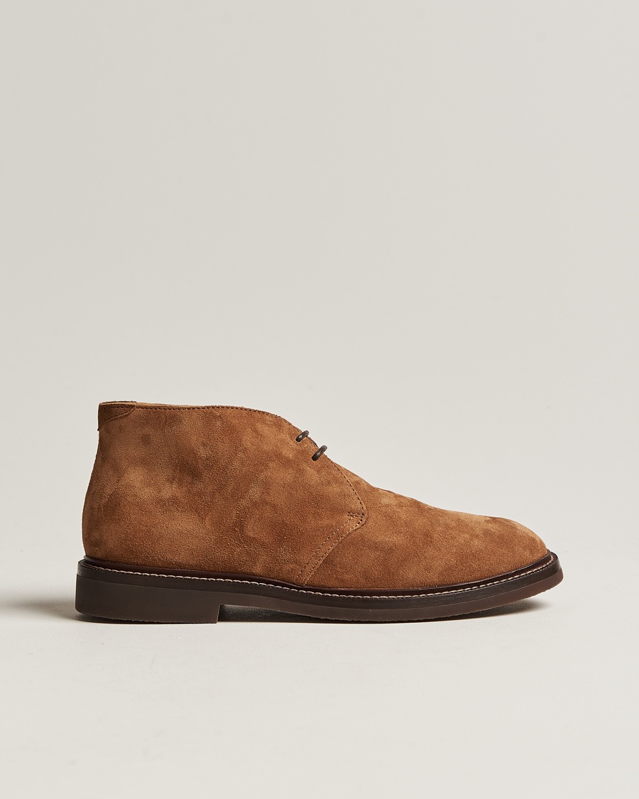 Herren | | Brunello Cucinelli | Desert Boots Beige Suede