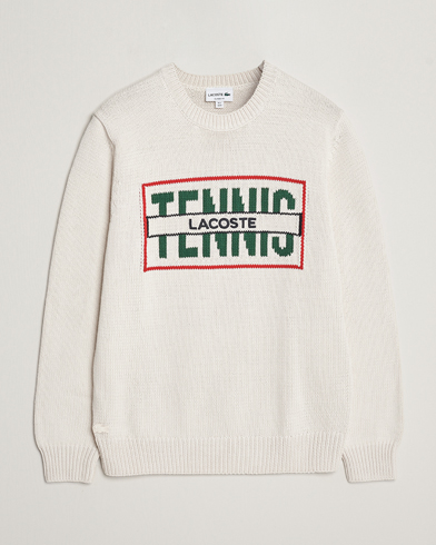 Herren |  | Lacoste | Retro Logo Knitted Crew Neck Sweater Lapland