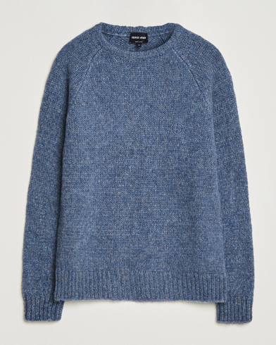 Herren |  | Giorgio Armani | Alpaca Wool Sweater Light Blue