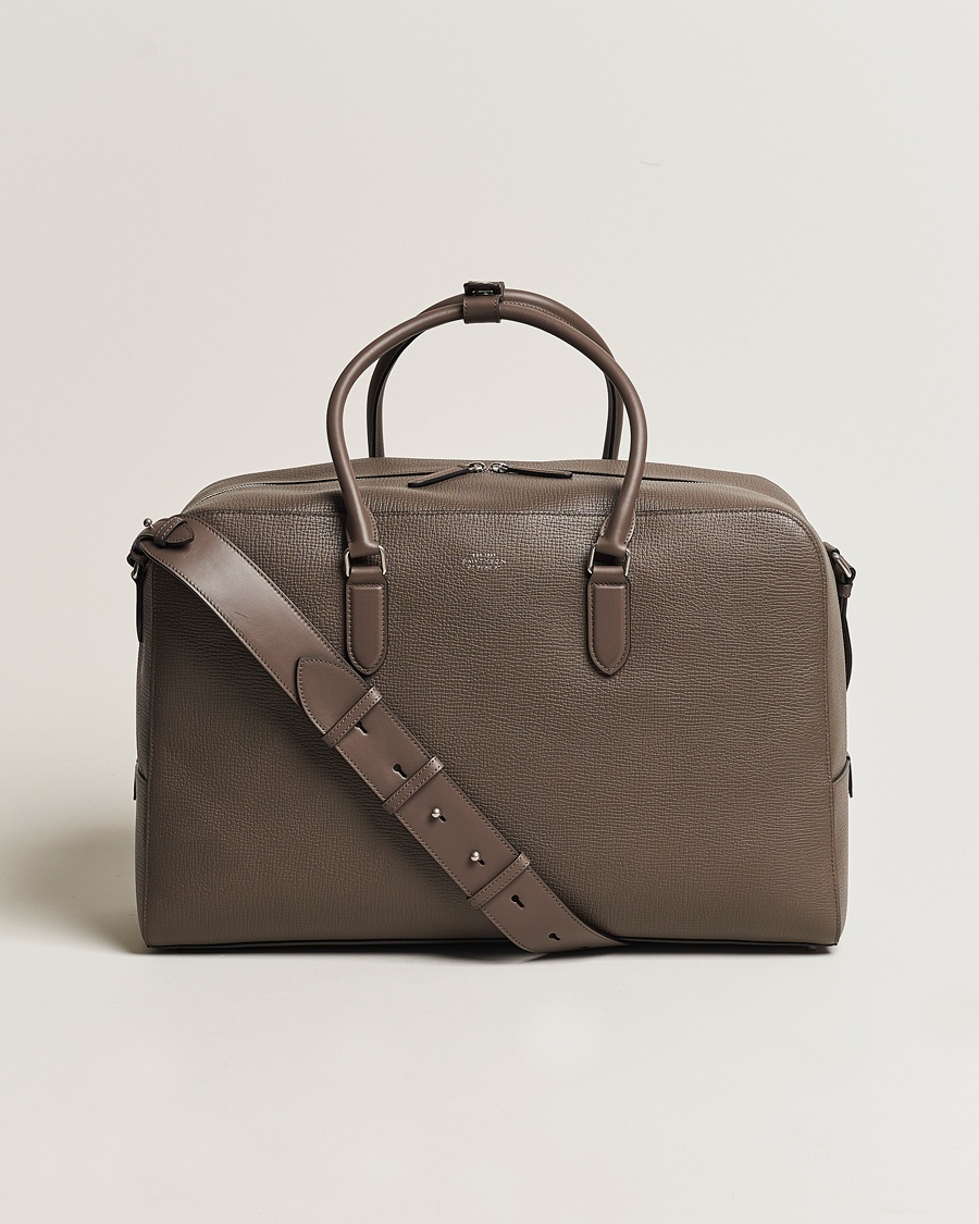 Herren | Reisetaschen | Smythson | Ludlow Soft Travel Bag Dark Taupe