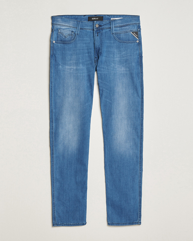 Herren |  | Replay | Anbass Powerstretch Jeans Dark Blue