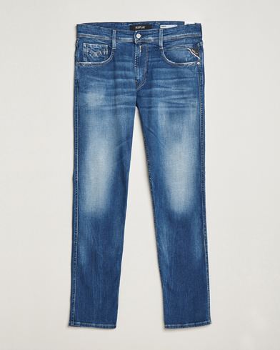 Herren |  | Replay | Anbass Super Stretch Bio Jeans Medium Blue