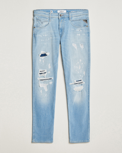 Herren |  | Replay | Anbass 20 Years Wash Jeans Light Blue
