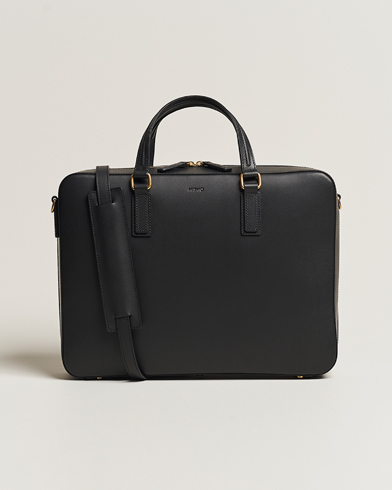 Herren | Dokumenttaschen | Mismo | Morris Full Grain Leather Briefcase Black