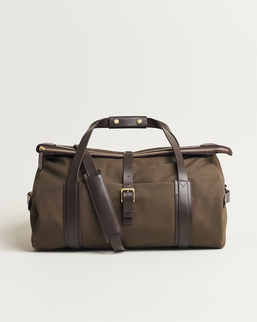 Herren | Weekender | Mismo | M/S Explorer Weekendbag Army/Dark Brown