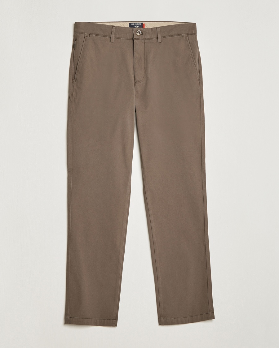 Herren | American Heritage | Dockers | Cotton Slim Chino Khaki Green