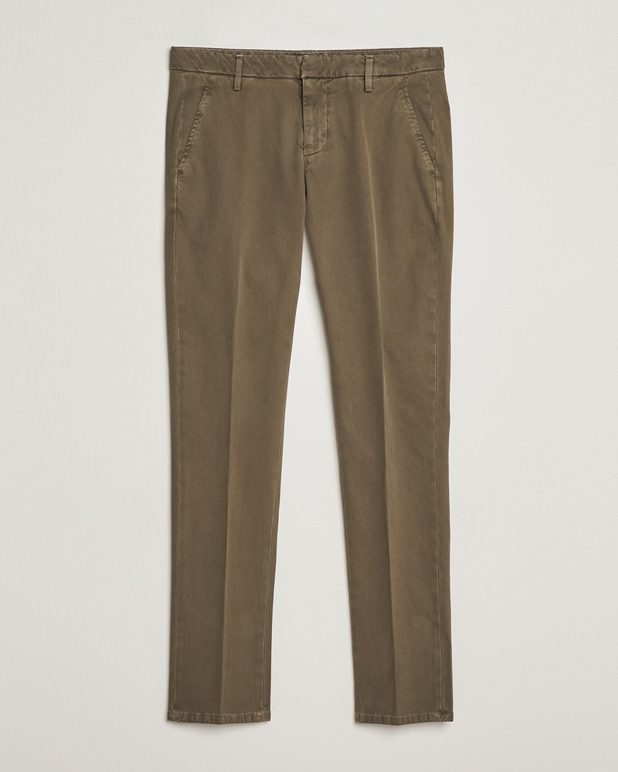 Dondup Gaubert Chinos Olive Green - Grün - Chino - Grösse: W30
