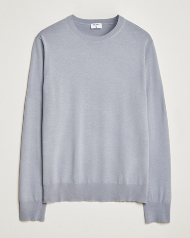 Herren |  | Filippa K | Merino Round Neck Sweater Fog Blue