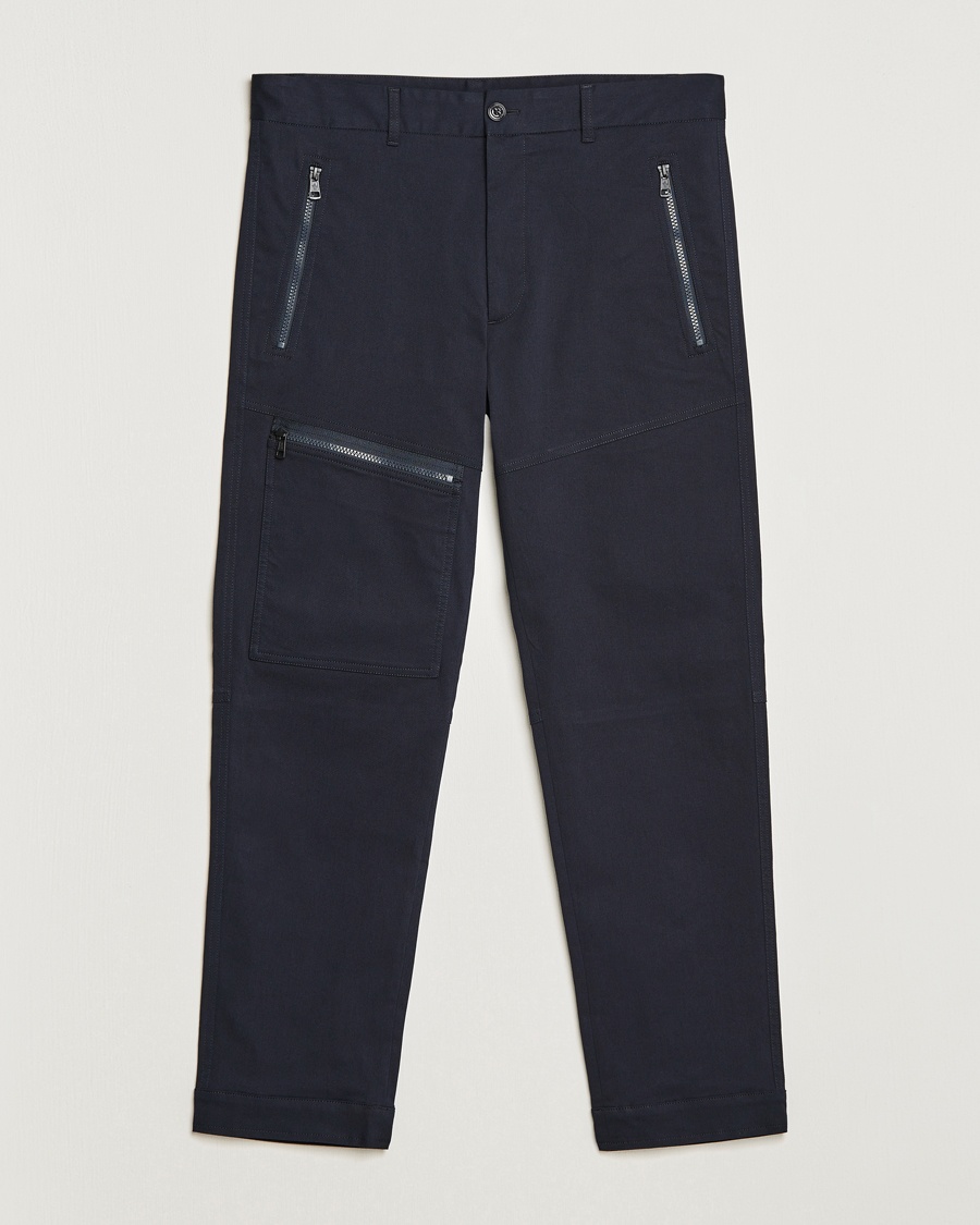 Moncler Technical Zip Trousers Navy - Blau - Funktionshose - Grösse: 50