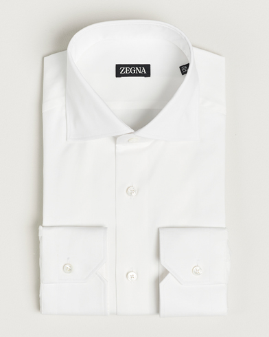 Herren | Quiet Luxury | Zegna | Slim Fit Dress Shirt White