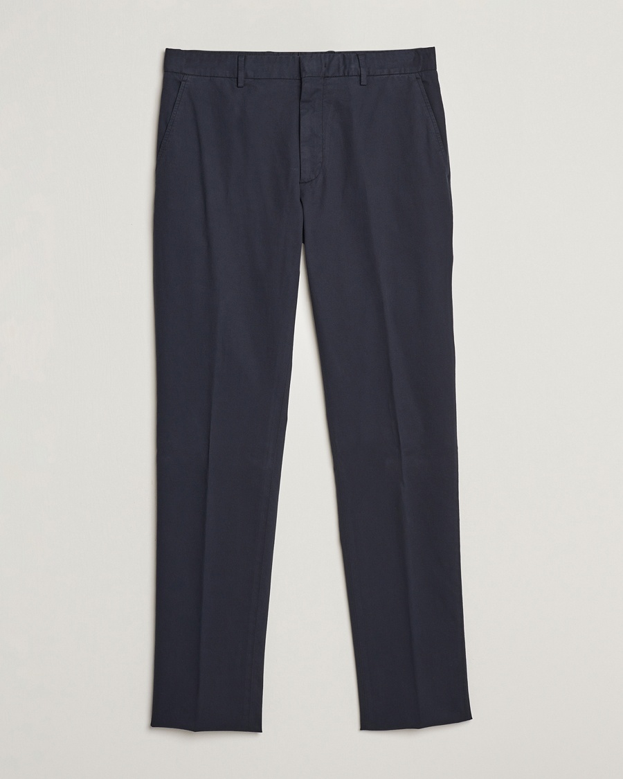 Herren | Chinos | Zegna | Soft Cotton Chinos Navy