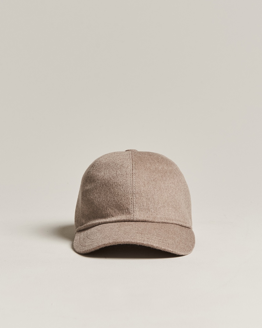 Zegna Cashmere Baseball Cap Beige - Beige - Cap - Grösse: M