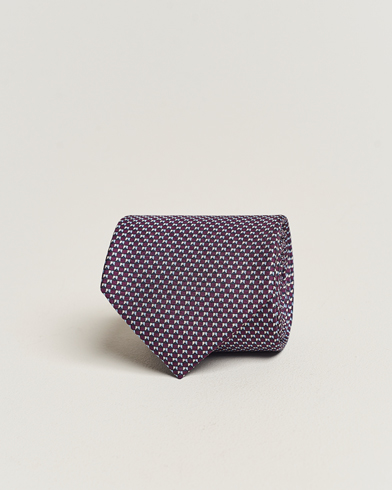 Herren |  | Zegna | Jacquard Silk Tie Purple