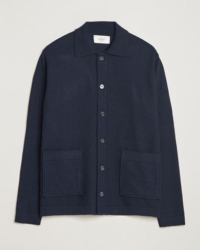 Herren | Strickjacke | Altea | Wool Chore Jacket Navy