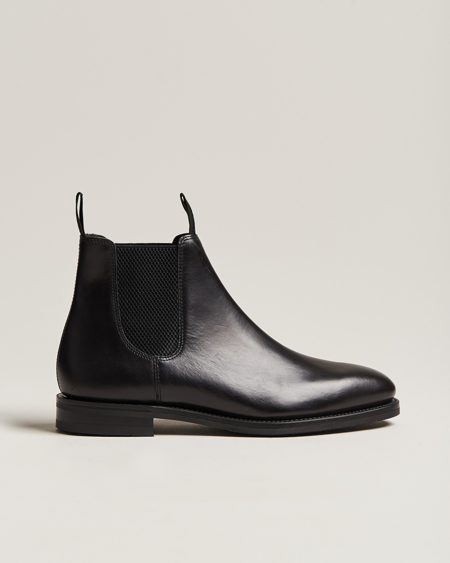 Loake 1880 Emsworth Chelsea Boot Black Leather – Schwarz