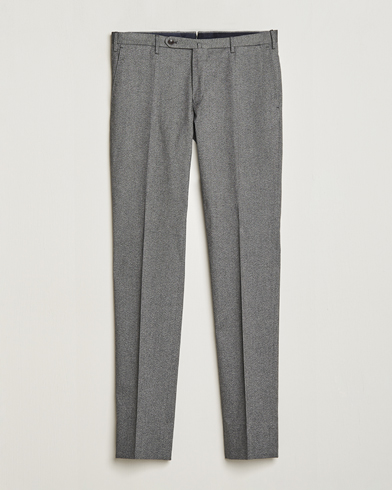 Herren |  | Incotex | Slim Fit Cotton Trousers Grey Melange