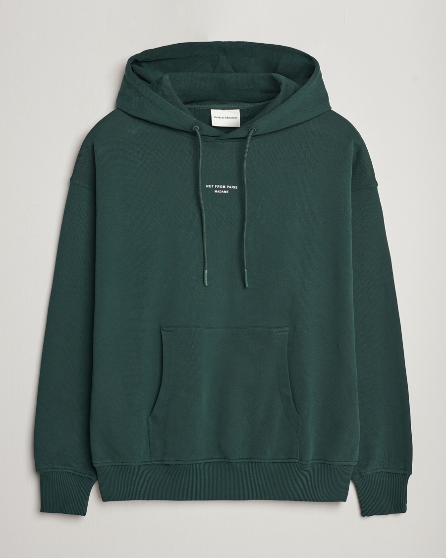Drôle de Monsieur Classic NFPM Hoodie Dark Green - Grün - Kapuzenpullover - Grösse: M