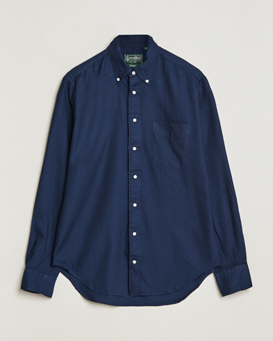 Herren |  | Gitman Vintage | Button Down Hopsack Shirt Navy