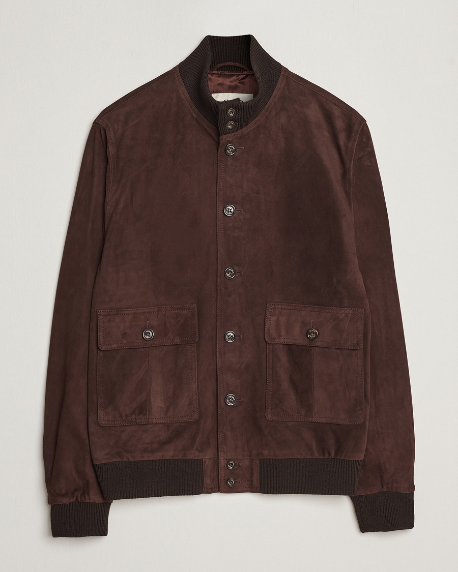 Herren | Valstar | Valstar | Valstarino Suede Jacket Dark Brown