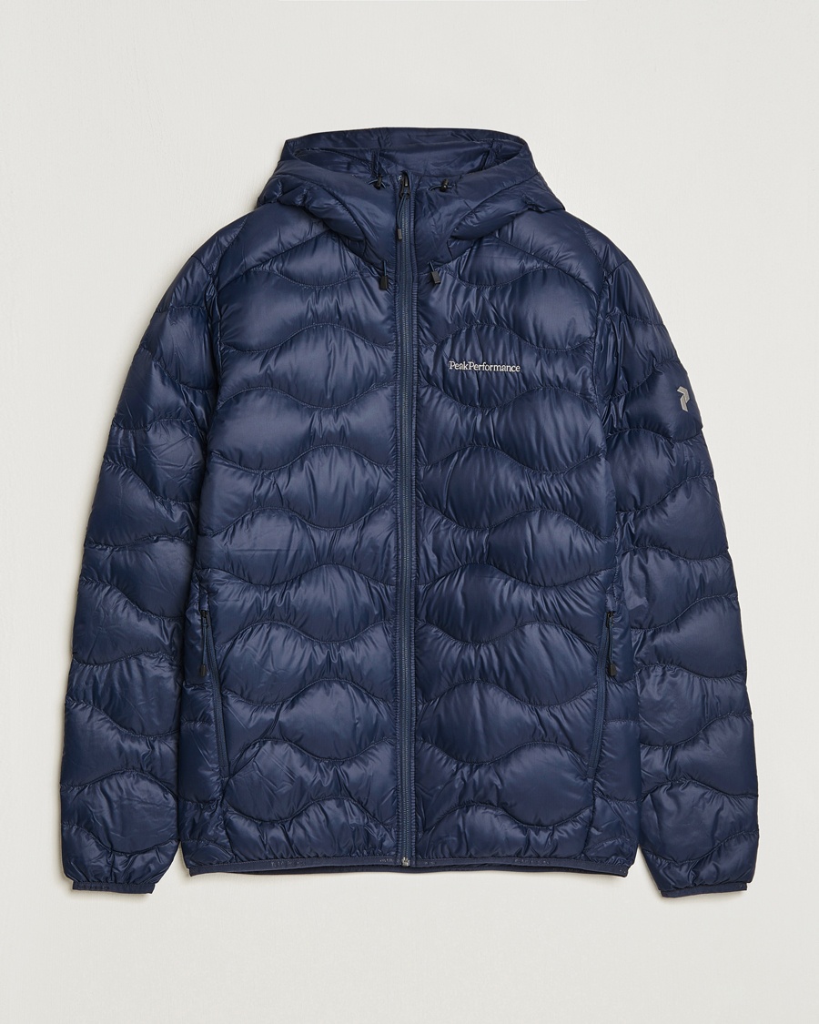 Peak Performance Helium Down Hooded Jacket Blue Shadow - Blau - Daunenjacke - Grösse: L