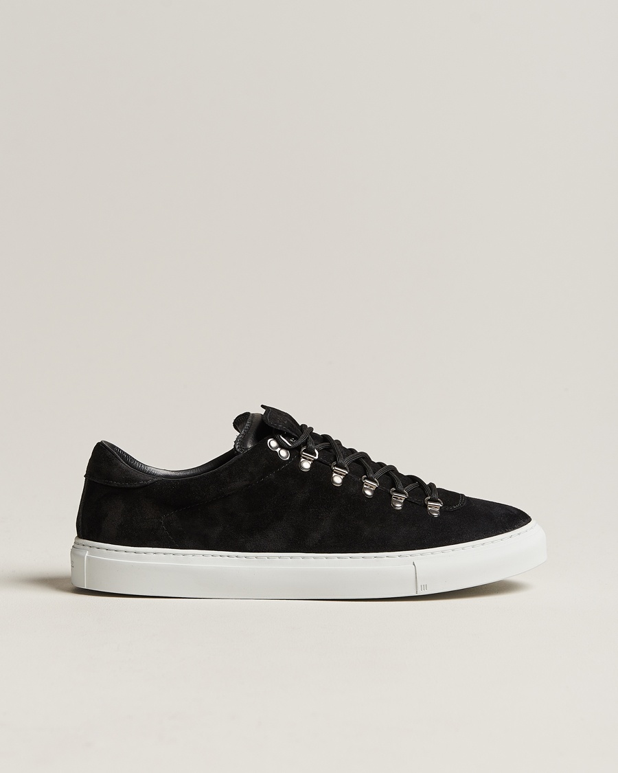 Herren | Schwarze Sneakers | Diemme | Marostica Low Sneaker Black Suede