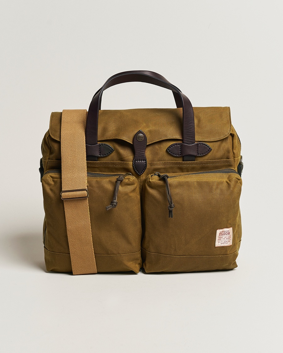 Herren | | Filson | 24-Hour Tin Briefcase Dark Tan