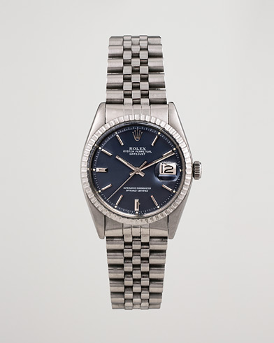 Herren |  | Rolex Pre-Owned | Datejust 1603 Oystert Perpetual Steel Blue Steel Blue