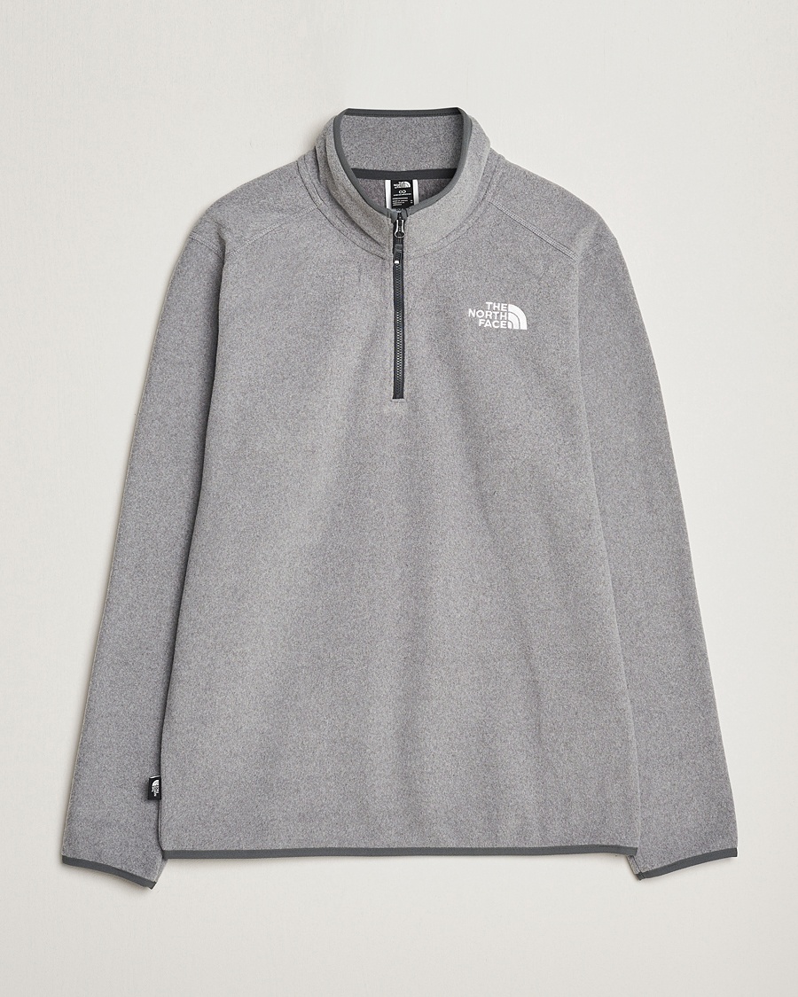 The North Face 100 Glacier 1/4 Zip Grey Heather - Grau - Pullover - Grösse: M