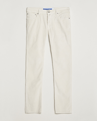 Herren | Jacob Cohën | Jacob Cohën | Bard 5-Pocket Medium Corduroy Trousers Off White
