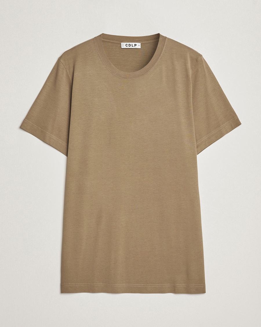 CDLP Crew Neck Tee Clay - Braun - T-shirt - Grösse: XL