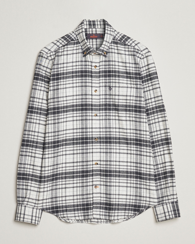 Herren | Hemden | Morris | Flanell Big Check Shirt Grey