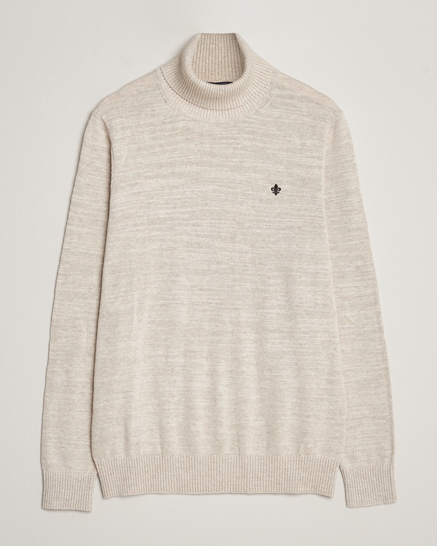 Morris Randal Heavy Cotton Rollneck Khaki - Beige - Rollkragenpullover - Grösse: XL