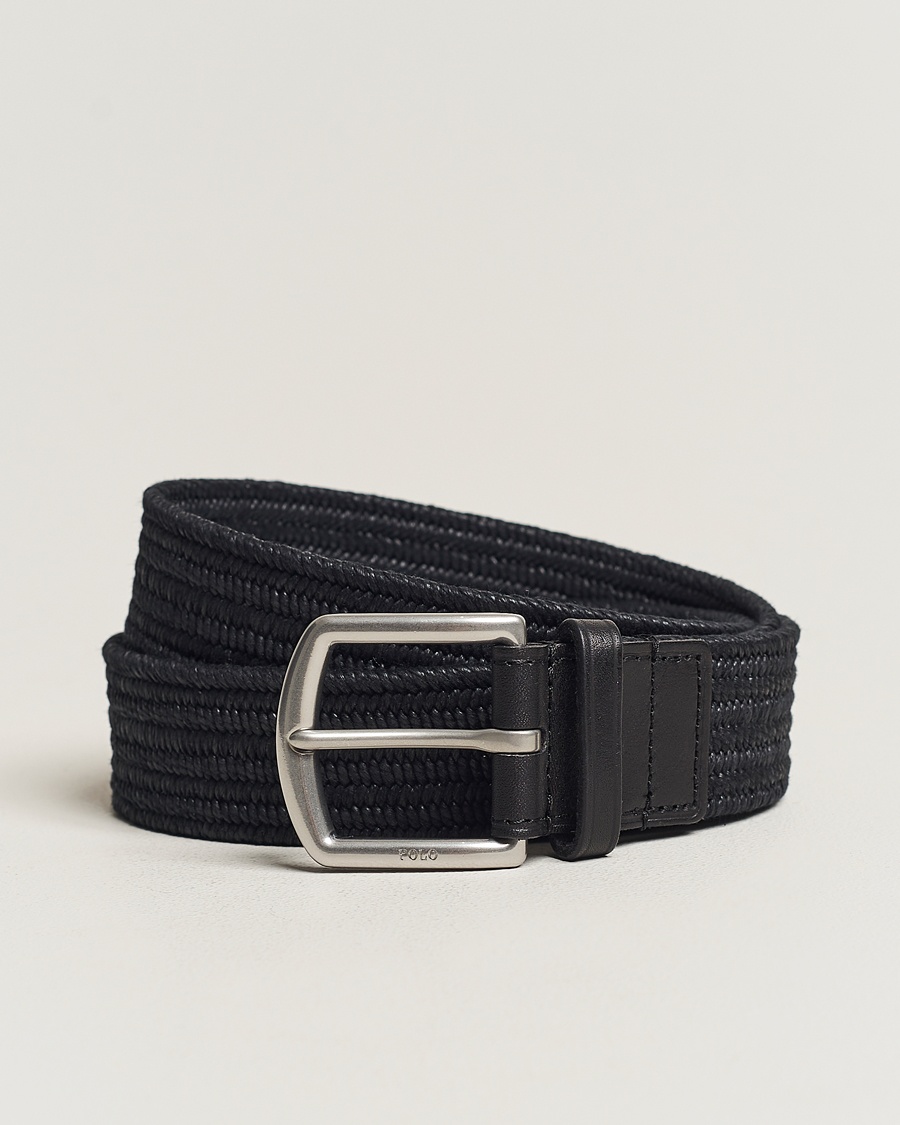 Herren | Kategorie | Polo Ralph Lauren | Braided Cotton Elastic Belt Polo Black
