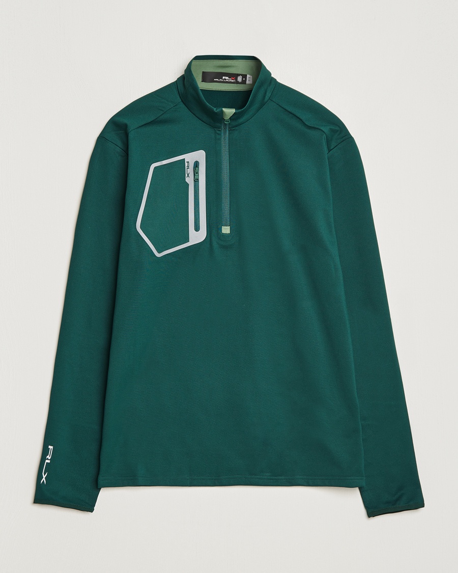 RLX Ralph Lauren Luxury Performance Jersey Club Green - Grün - Half-zip - Grösse: S