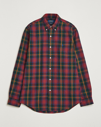 Herren |  | Polo Ralph Lauren | Custom Fit Checked Shirt Red/Green