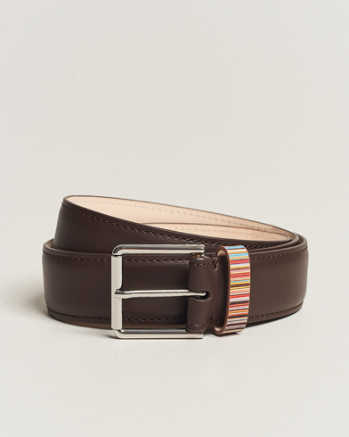 Herren | Sale accessoires | Paul Smith | Leather Stripe Belt Dark Brown