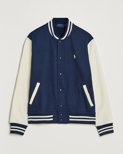 Herren |  | Polo Ralph Lauren | Athletic Fleece Varsity Jacket Navy/Cream