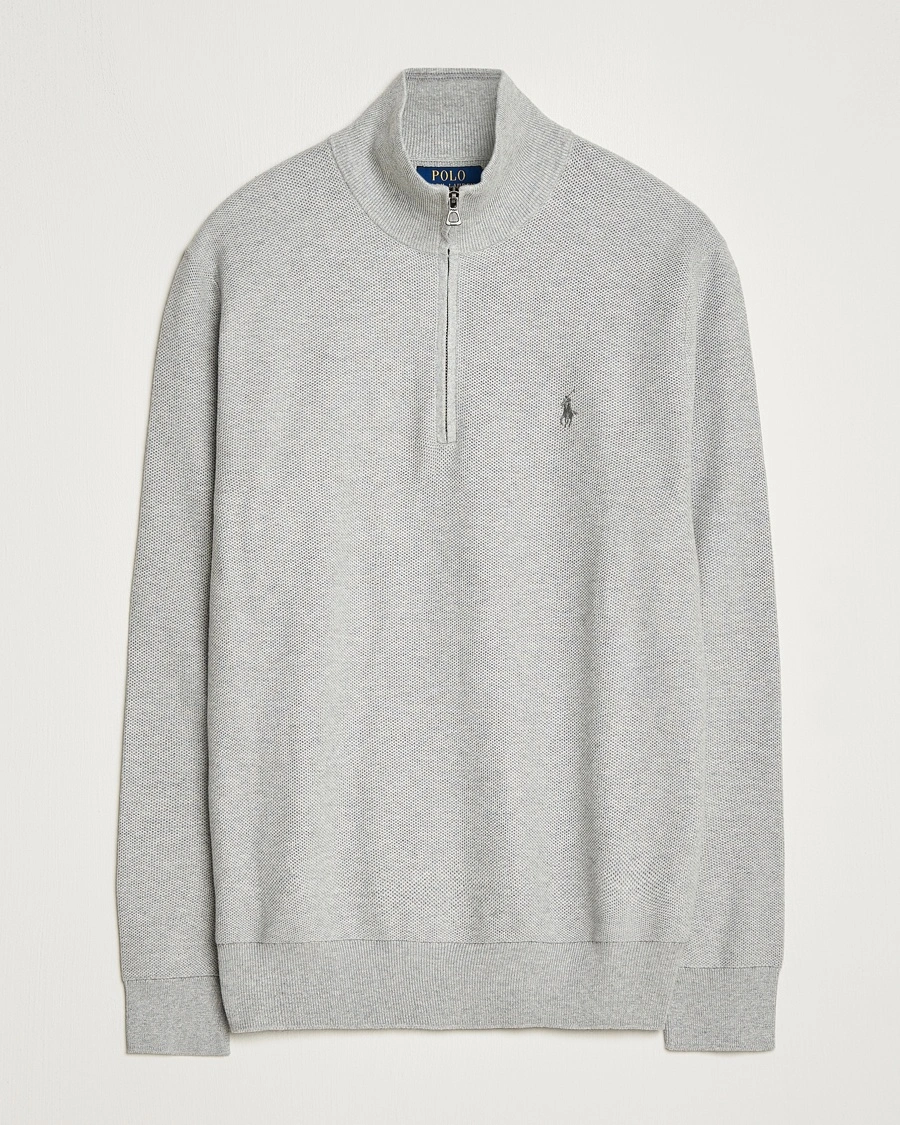 Herren | | Polo Ralph Lauren | Half Zip Cotton Pullover Andover Heather