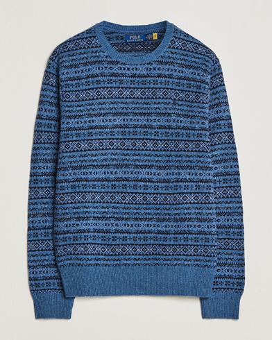 Herren |  | Polo Ralph Lauren | Wool/Cashmere Fairisle Sweater Navy