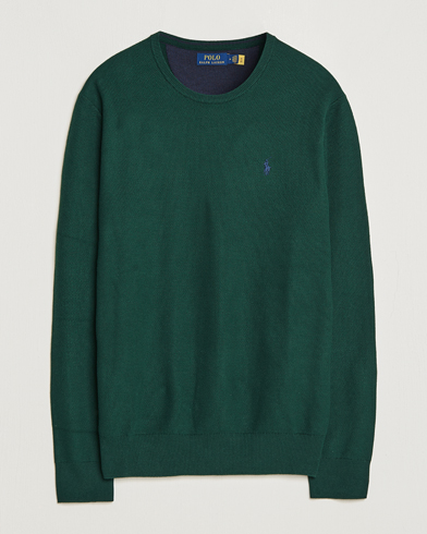 Herren |  | Polo Ralph Lauren | Textured Crew Neck Sweater Hunt Club Green