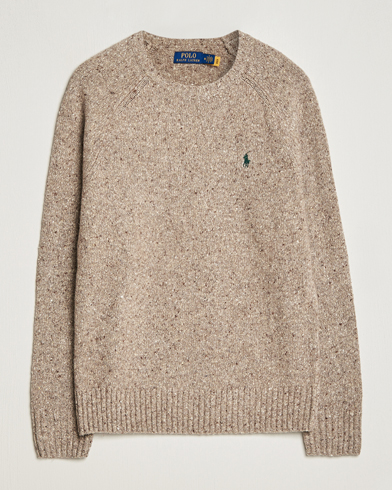 Herren |  | Polo Ralph Lauren | Wool Knitted Donegal Sweater Bark